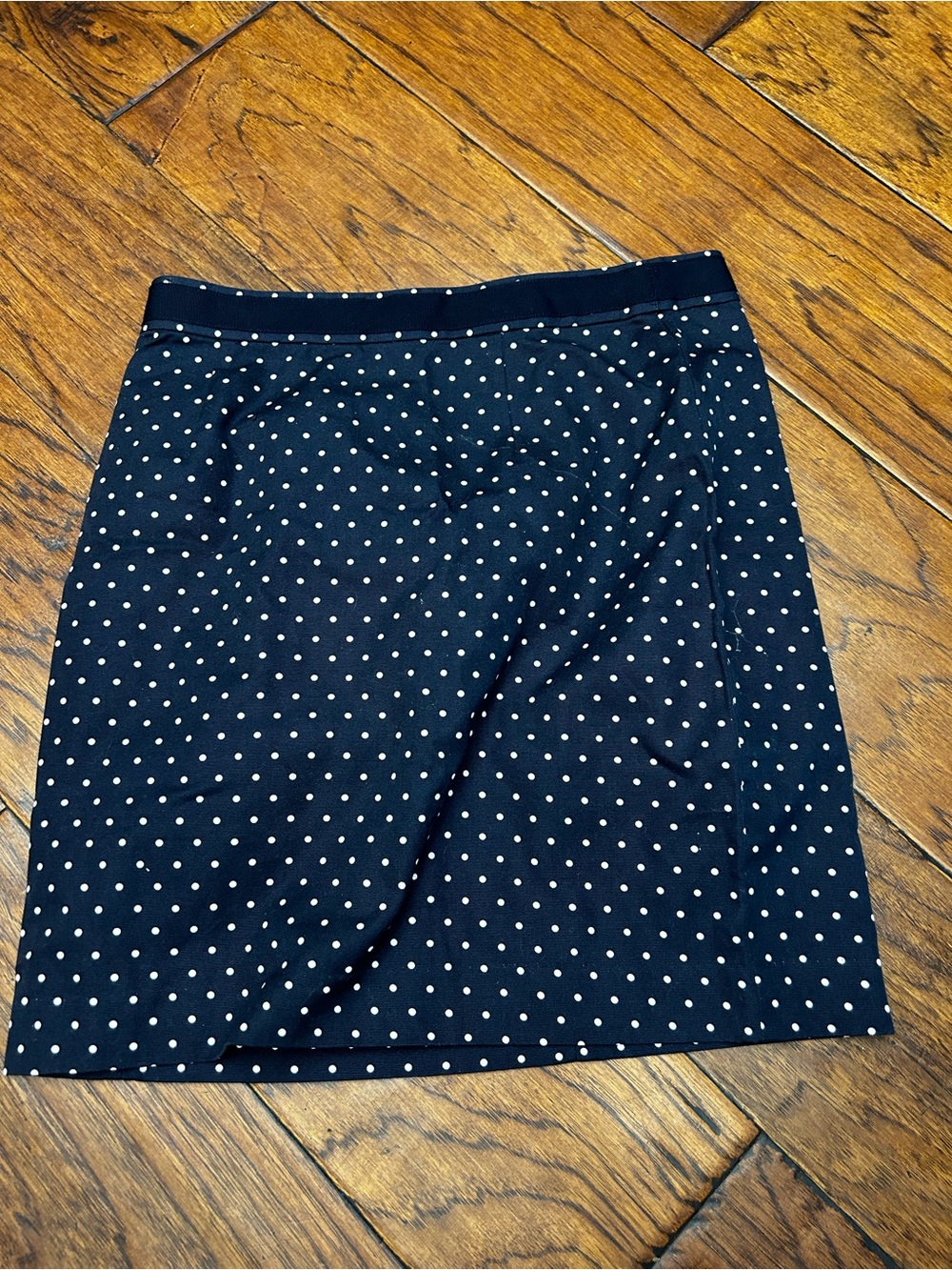 346 Brooks Brothers cotton polka dot A-line mini pencil skirt